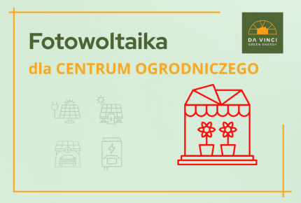 fotowoltaika dla centrum ogrodniczego